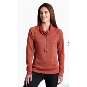 Kuhl Women Lea Pullover Cowlneck Longsleeve
Heathered Copper size Medium